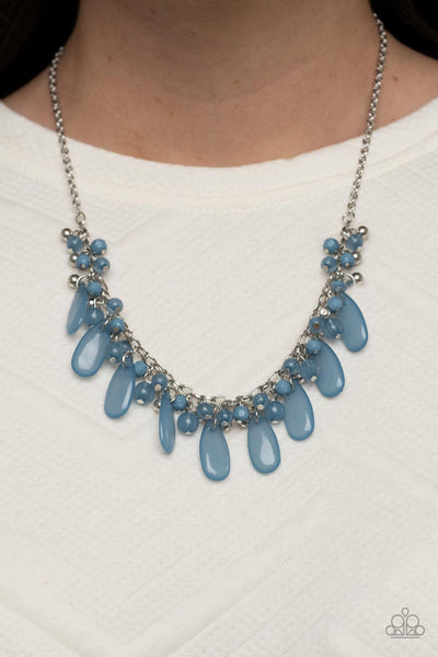 Bahama Mama Mode - Blue Paparazzi Necklace (#3751)