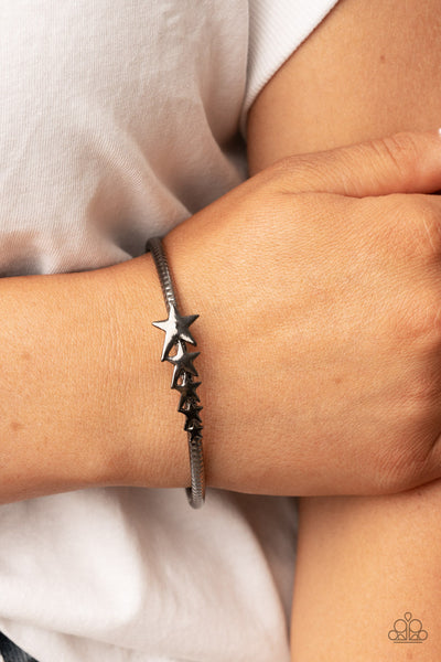 Astrological A-Lister - Black Paparazzi Bracelet (#3396)