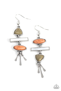 Adventurously Artisan - Multi Paparazzi Earring (#3492)