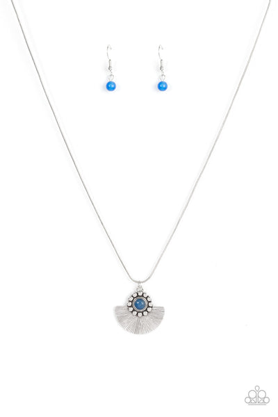 Magnificent Manifestation - Blue Paparazzi Necklace (#2848)