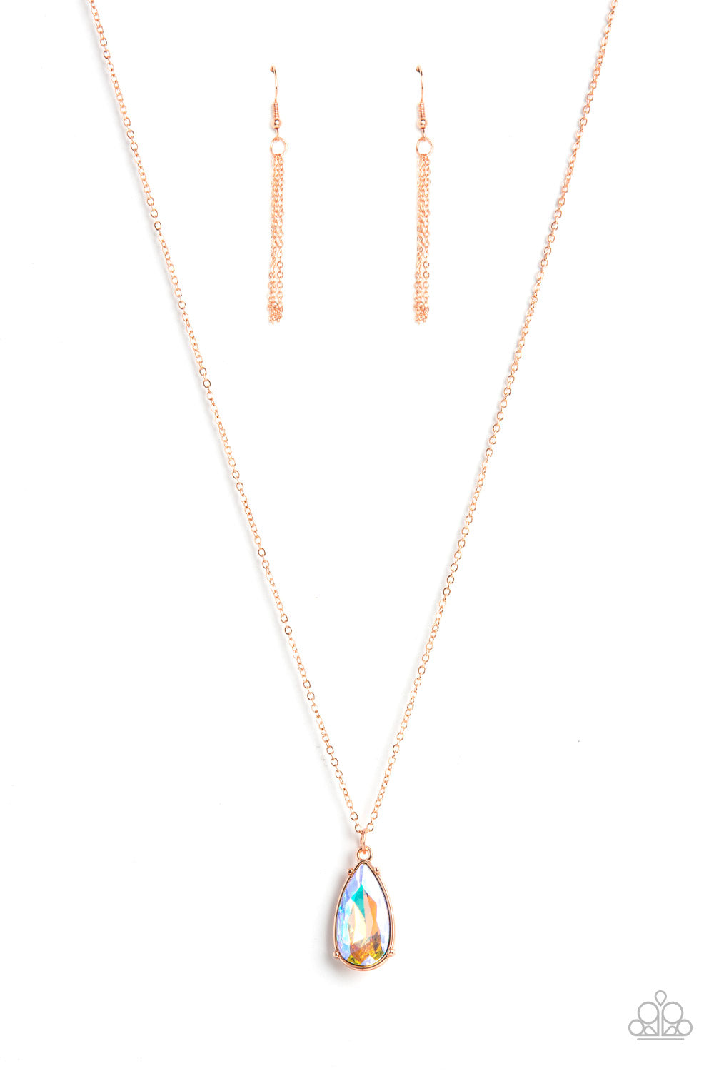 Interstellar Royal - Copper Paparazzi Necklace (PZ-404)