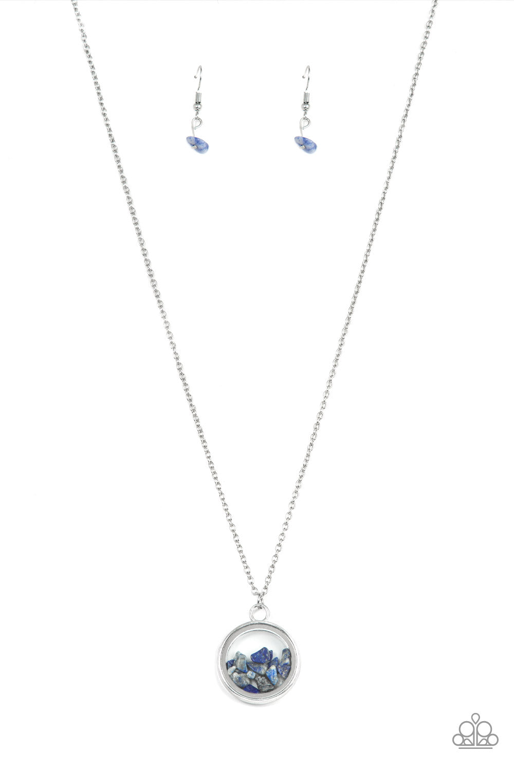 Gemstone Guru - Blue Paparazzi Necklace (#4544)