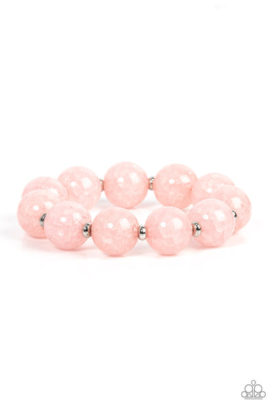 Arctic Affluence - Pink Paparazzi Bracelet (#820)