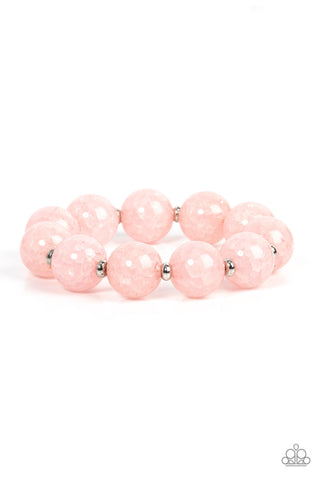 Arctic Affluence - Pink Paparazzi Bracelet (#820)