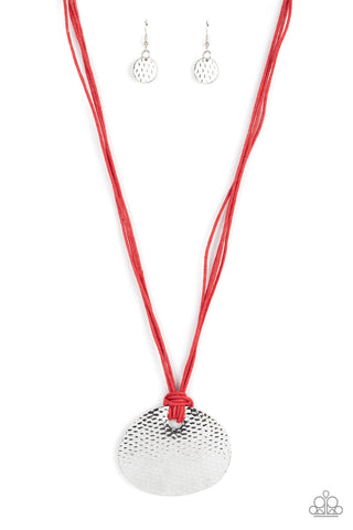 Rural Reflex - Red Paparazzi Necklace (#3942)