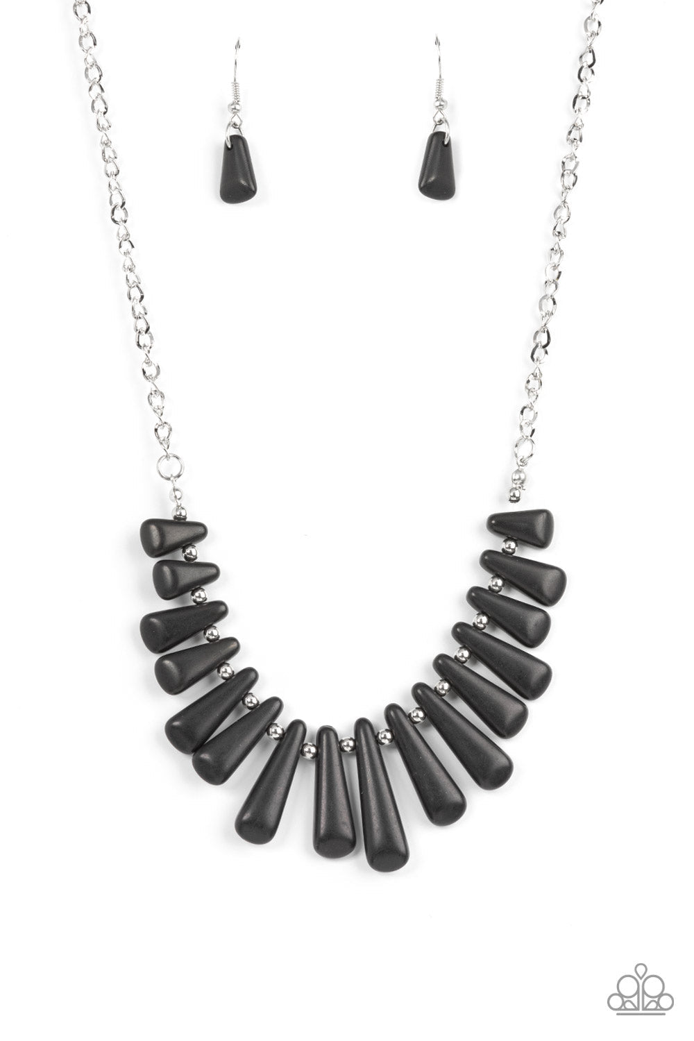 Mojave Empress - Black Paparazzi Necklace (#3516)