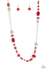 Craveable Color - Red Paparazzi Necklace (#4915)