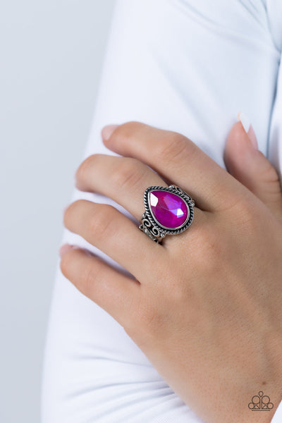 Supernatural Sparkle - Pink Paparazzi Ring (P6)