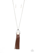 Winslow Wanderer - White Paparazzi Necklace (#2851)