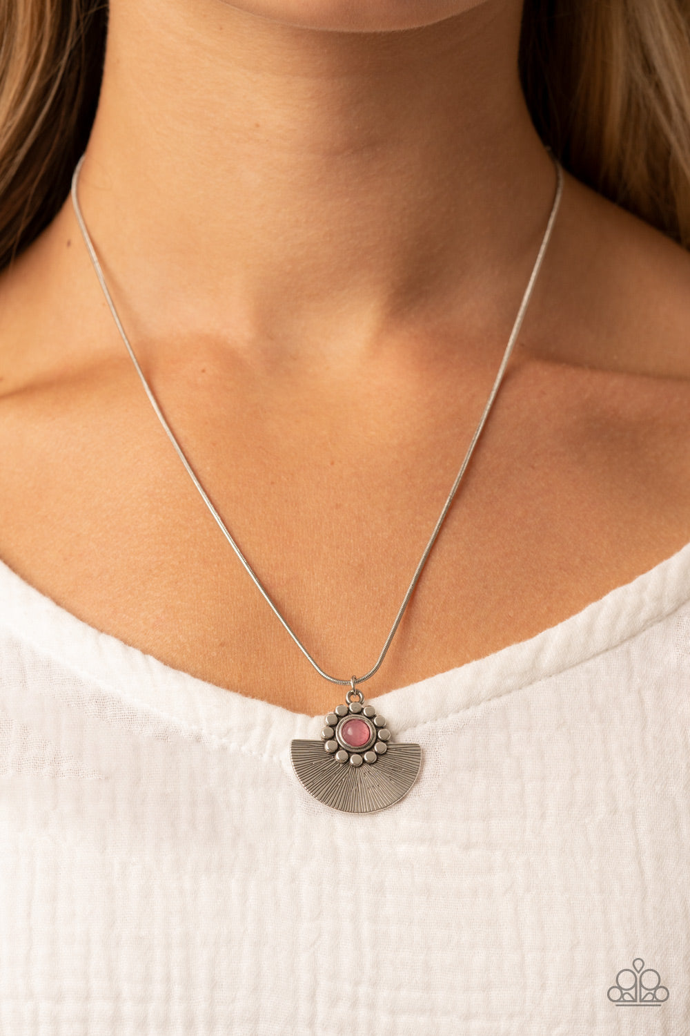 Magnificent Manifestation - Pink Paparazzi Necklace (PZ-1308)