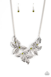 Holly Heiress - Green Paparazzi Necklace (#3928)