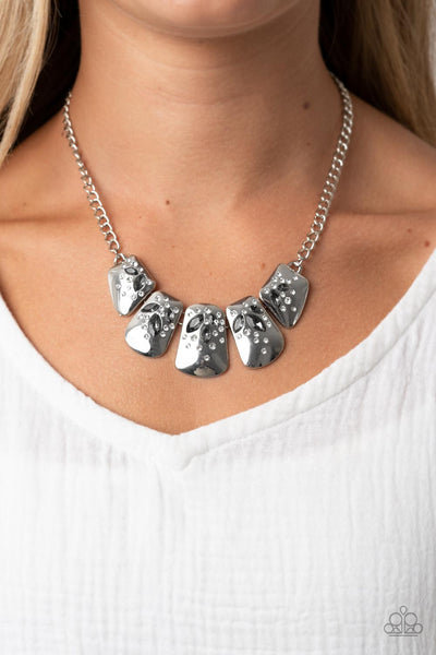 Jubilee Jingle - Silver Paparazzi Necklace