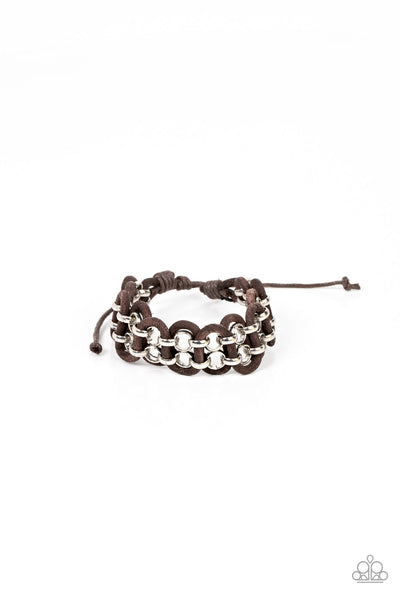 Roaming Rover - Brown Paparazzi Bracelet (#1822)