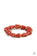 SHARK Out of Water - Red Paparazzi Bracelet (PZ-4828)