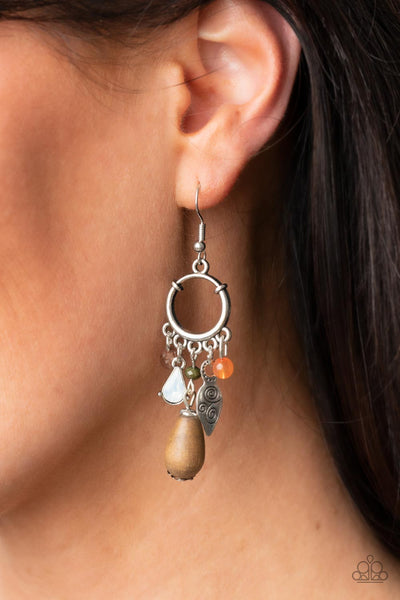 Bountiful Blessings - Multi Paparazzi Earring (#2457)