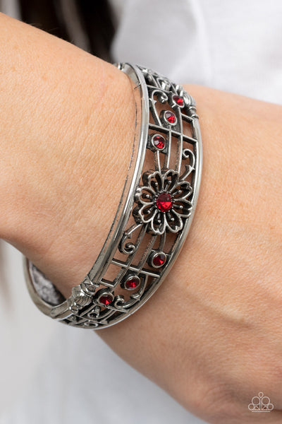 Prairie Musical - Red Paparazzi Bracelet (#3278)