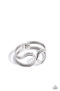 Shockwave Attitude - Silver Paparazzi Bracelet (#5698)