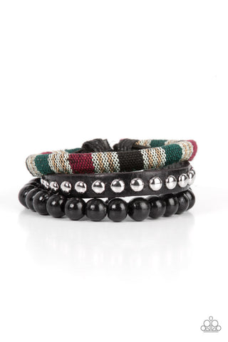 Loom Zoom - Black Paparazzi Bracelet (#4978)