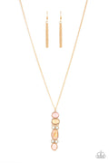 Totem Treasure - Pink Paparazzi Necklace (#4540)