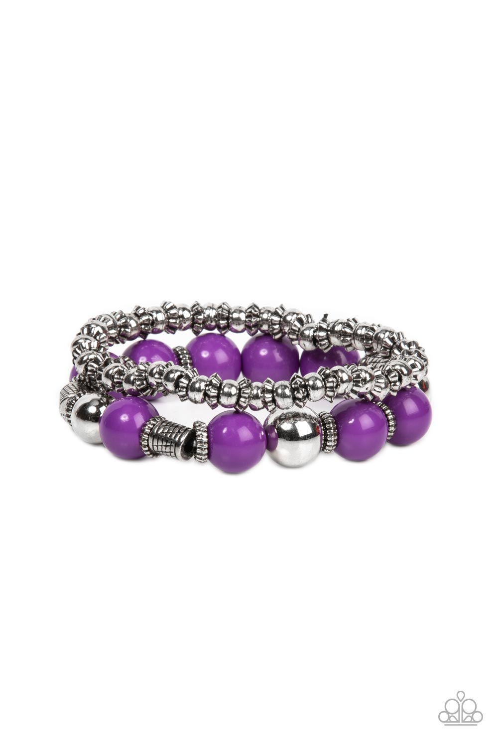 Walk This SWAY - Purple  Paparazzi Bracelet (PZ-5251)