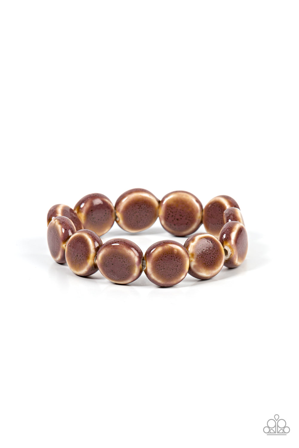 Earthy Entrada - Brown Paparazzi Bracelet (#2476)