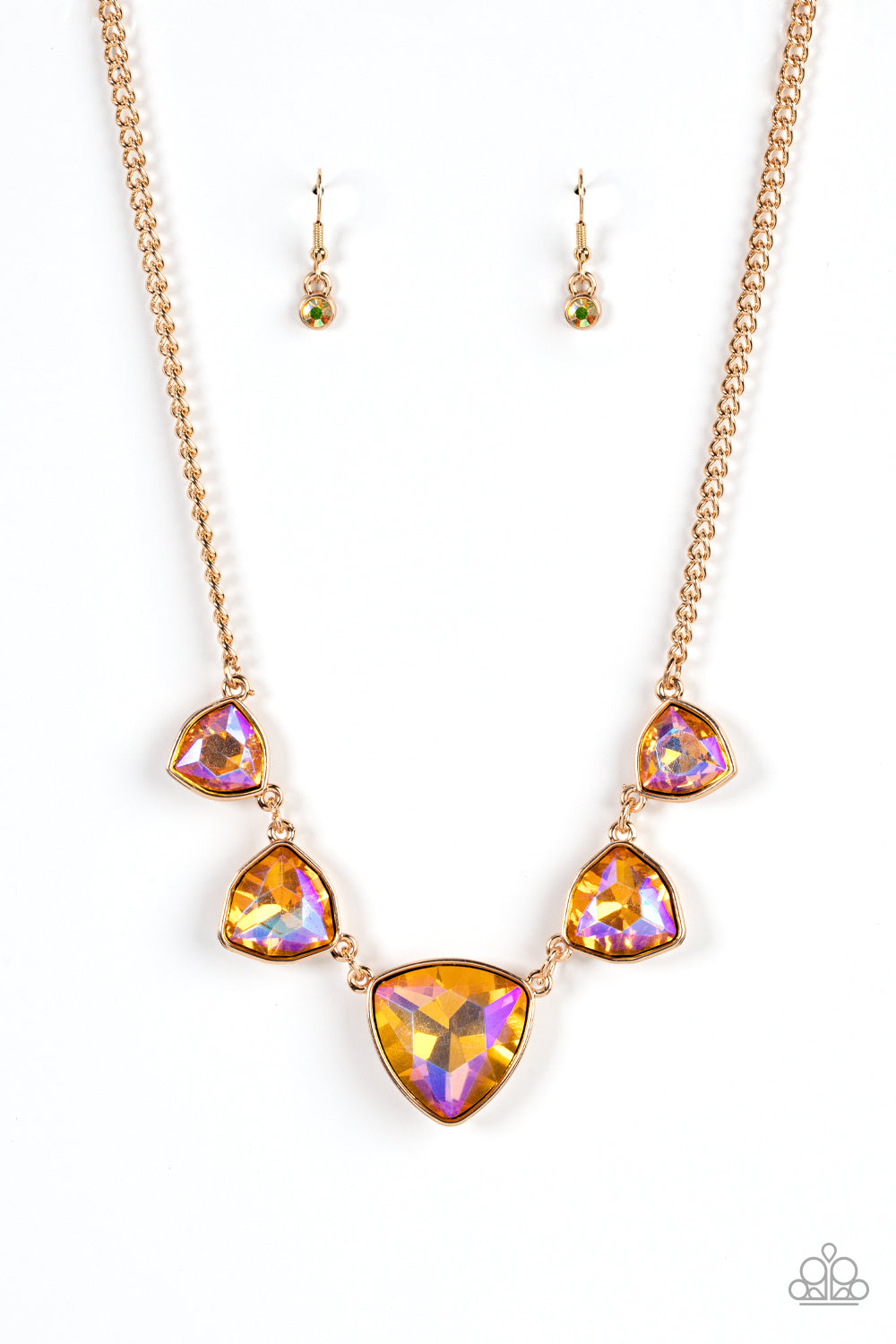 Cosmic Constellations - Gold Paparazzi Necklace (#2499)