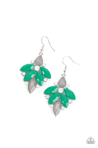 Fantasy Flair - Green Paparazzi Earring (#3439)