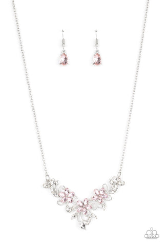 Floral Fashion Show - Pink Paparazzi Necklace (#2042)