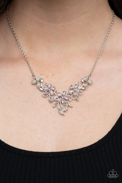 Floral Fashion Show - Pink Paparazzi Necklace (#2042)