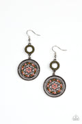 Meadow Mantra - Multi Paparazzi Earring (PZ-3438)