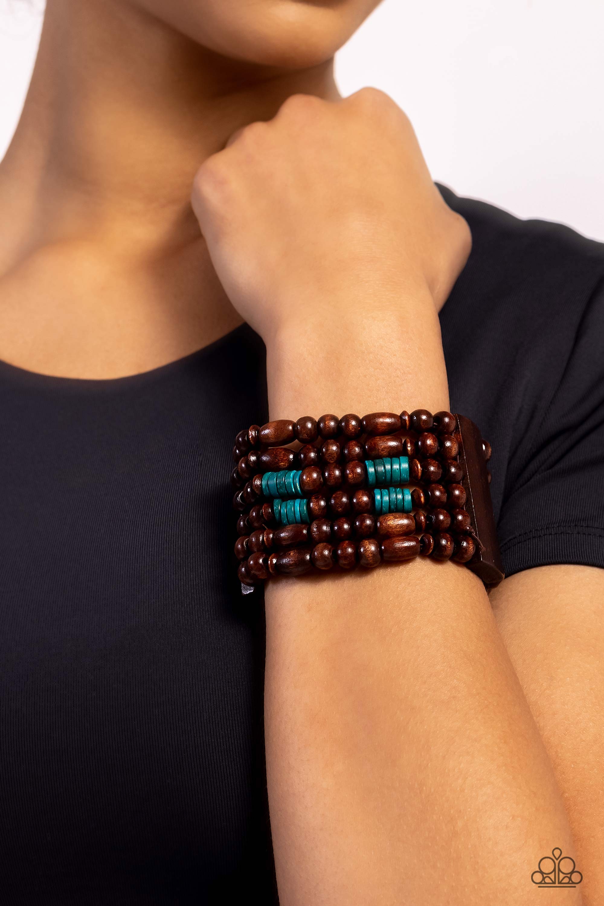 Paradise Palazzo - Blue Paparazzi Bracelet 2899