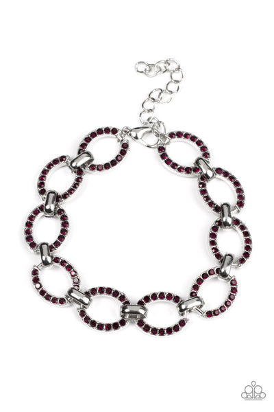 Date Night Debonair - Purple Paparazzi Bracelet (#3546)