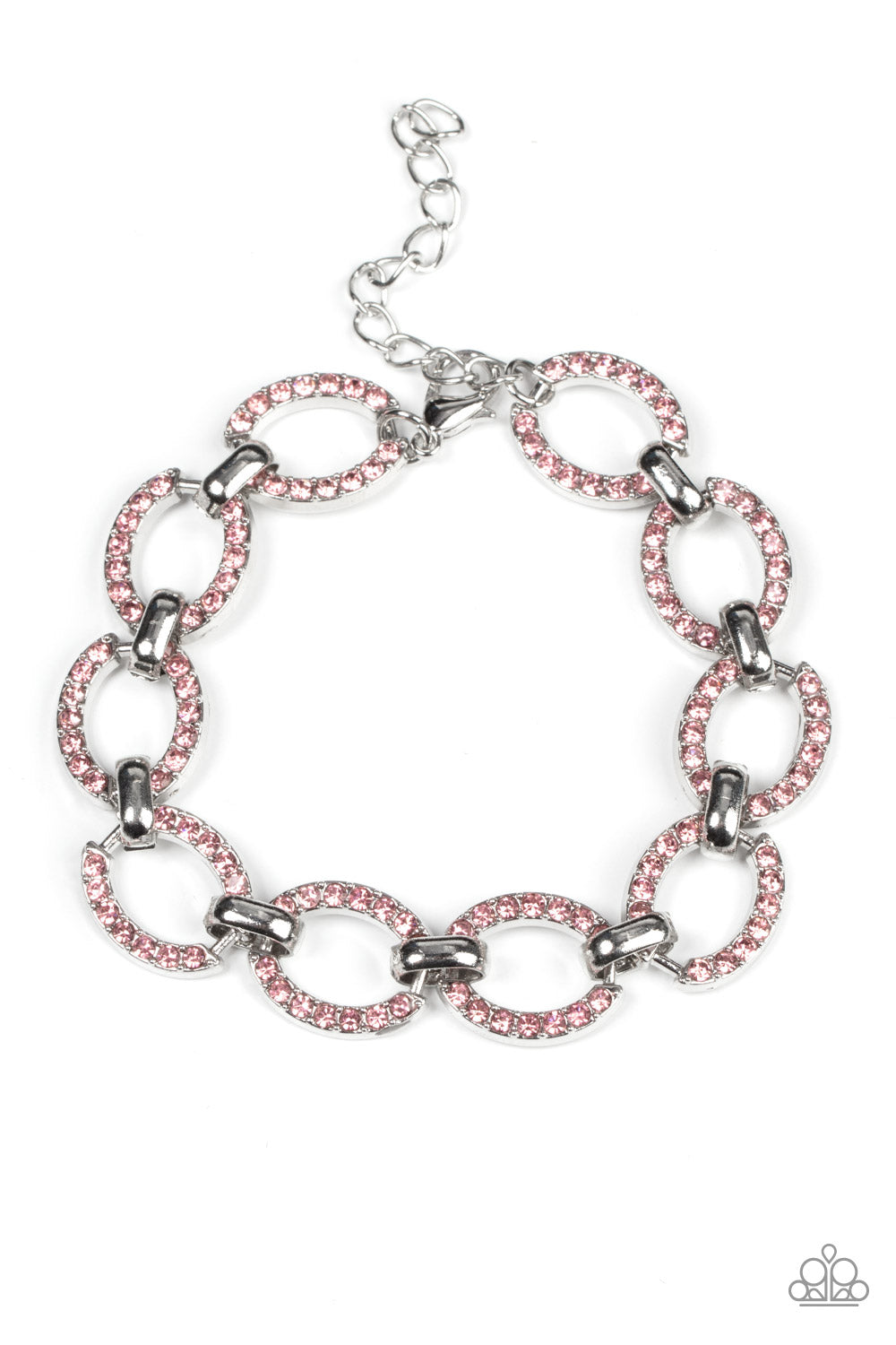 Date Night Debonair - Pink Paparazzi Bracelet (#3404)