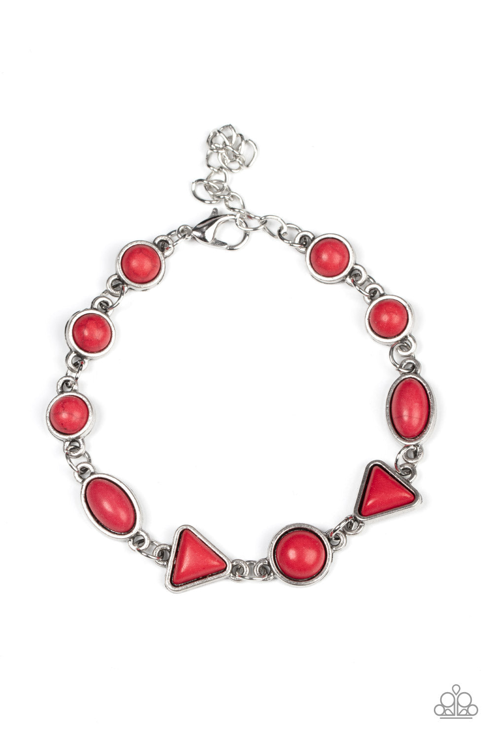 Quarry Quarrel - Red Paparazzi Bracelet (#4489)