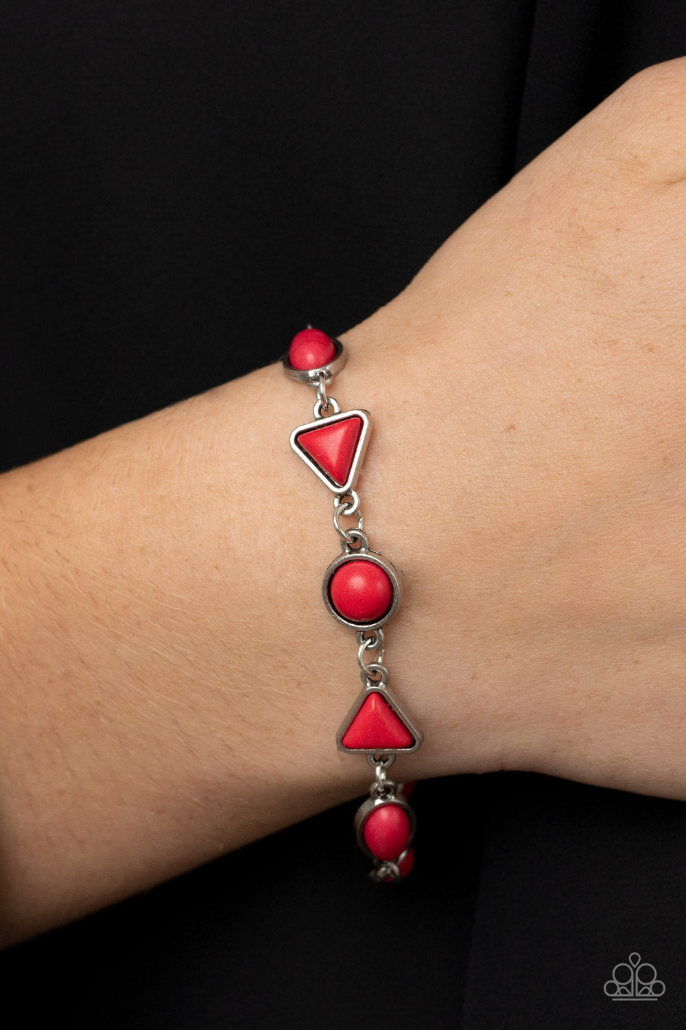 Quarry Quarrel - Red Paparazzi Bracelet (#4489)