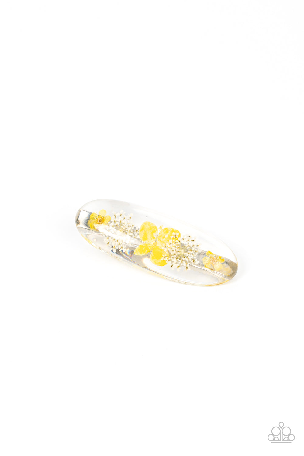 Floral Flurry - Yellow Paparazzi Hair Accessories (#3345)