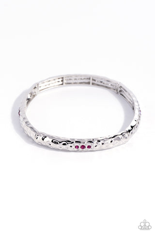 Reinvented Refinement - Pink Paparazzi Bracelet (#3567)