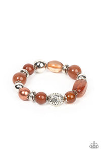 Tonal Takeover - Brown Paparazzi Bracelet (#4908)