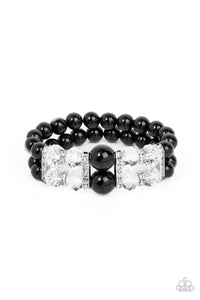 Timelessly Tea Party - Black Paparazzi Bracelet (#3675)