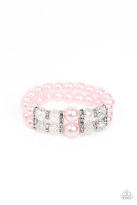 Timelessly Tea Party - Pink Paparazzi Bracelet (#1187)