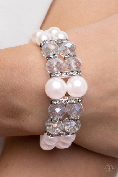 Timelessly Tea Party - Pink Paparazzi Bracelet (#1187)