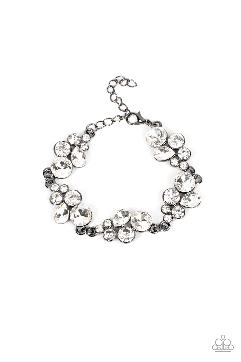 Duchess Dowry - Black Paparazzi Bracelet (PZ-3883)