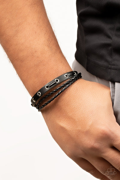 Road Cruise - Black Paparazzi Bracelet (UB111)