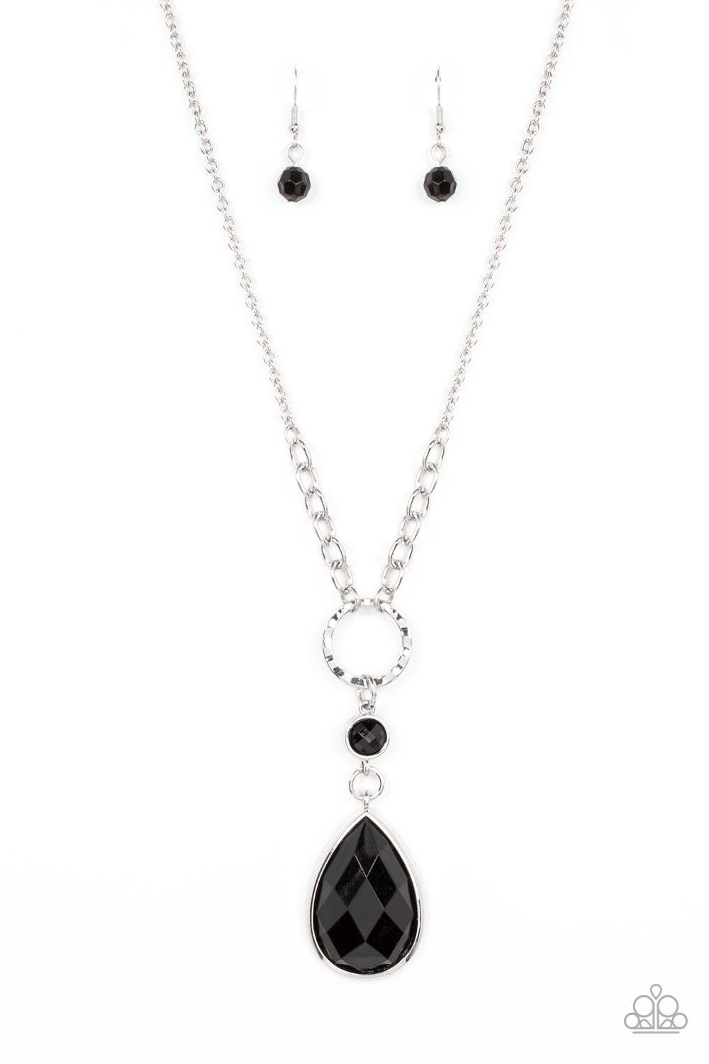 Valley Girl Glamour - Black Paparazzi Necklace (#4934)