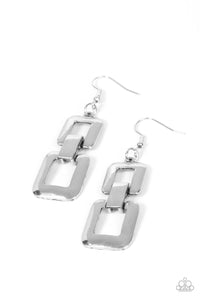 Public Square - Silver Paparazzi Earring (2125)