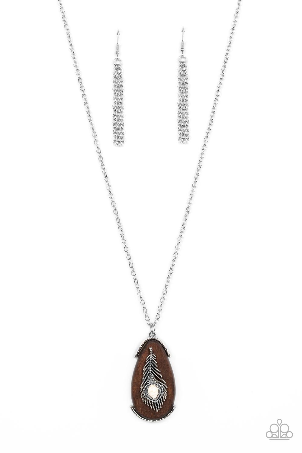 Personal FOWL - White Paparazzi Necklace (#3588)