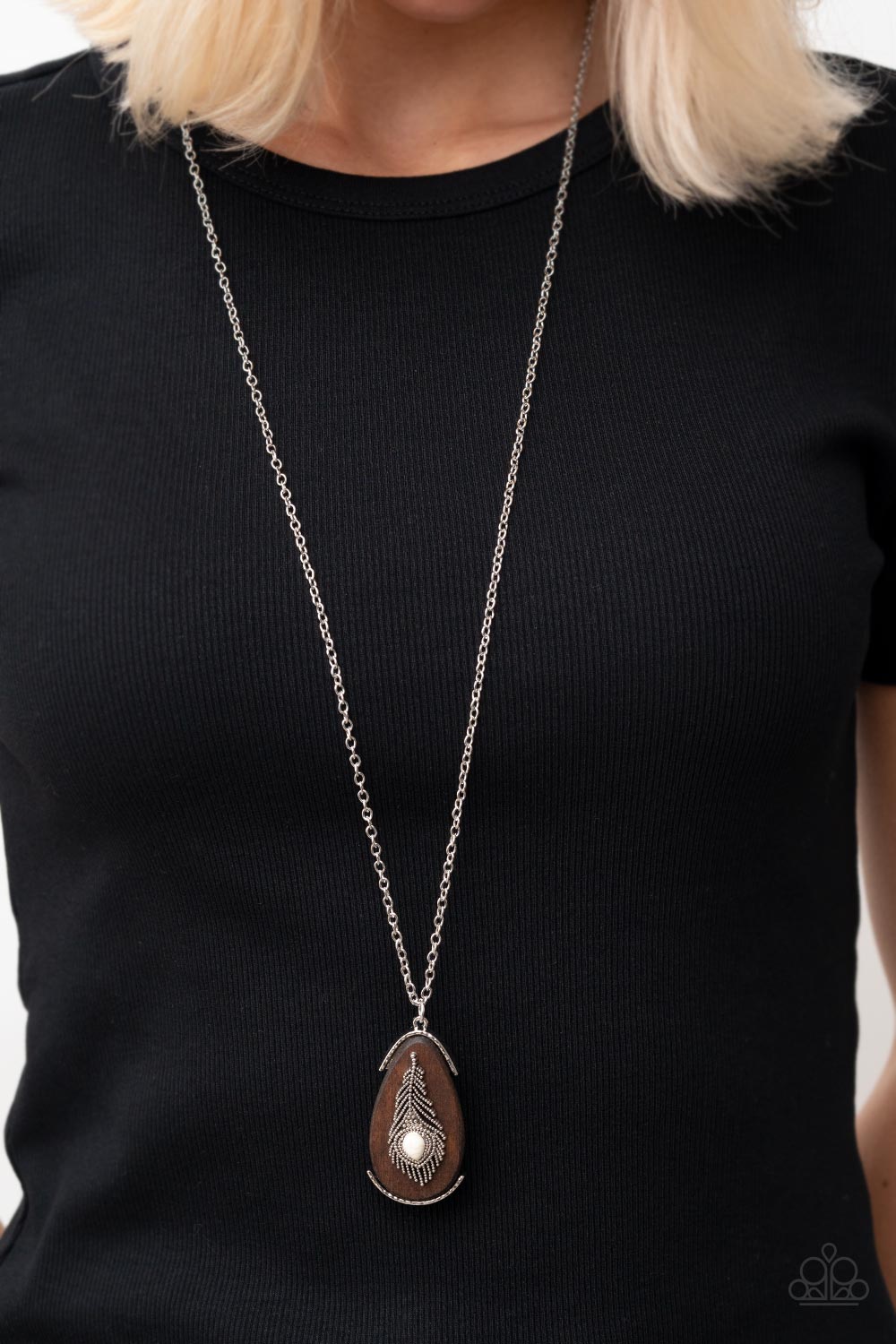 Personal FOWL - White Paparazzi Necklace (#3588)