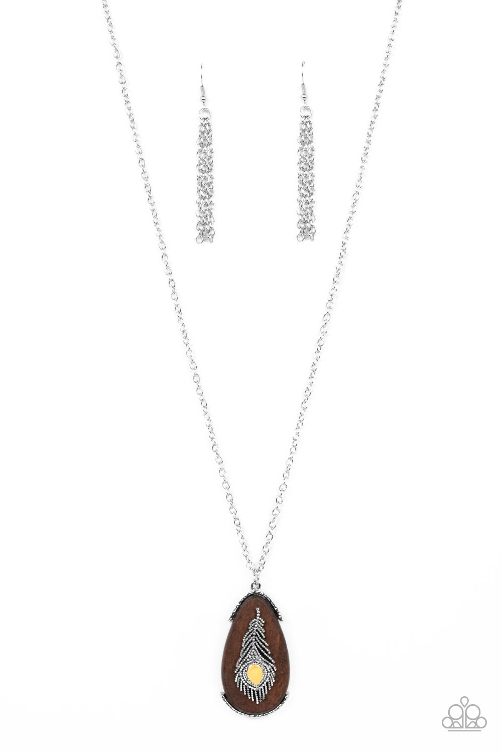 Personal FOWL - Yellow Paparazzi Necklace (PZ-456)