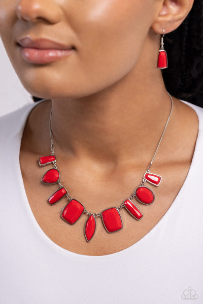 Luscious Luxe - Red Paparazzi Necklace (#4880)