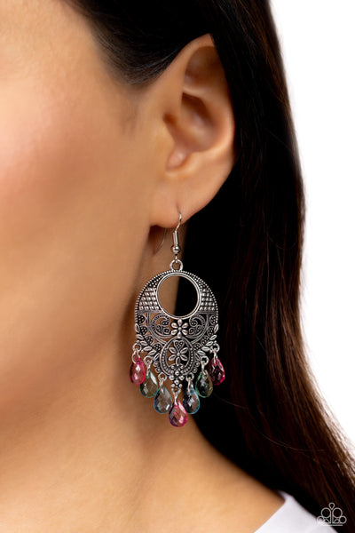 Prismatically Prairie - Multi Paparazzi Earring (#5520)